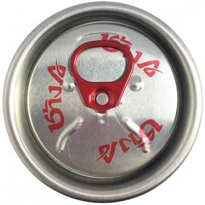 Custom Logo Beverage Cans Aluminum Lid Ring Pull Tab Beverage Can Lid For Beer